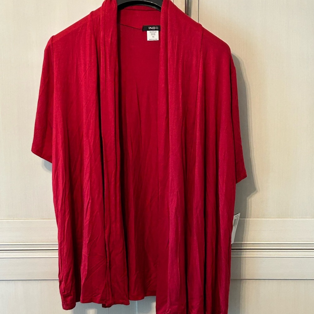 Ing Vibrant Red Cardigan